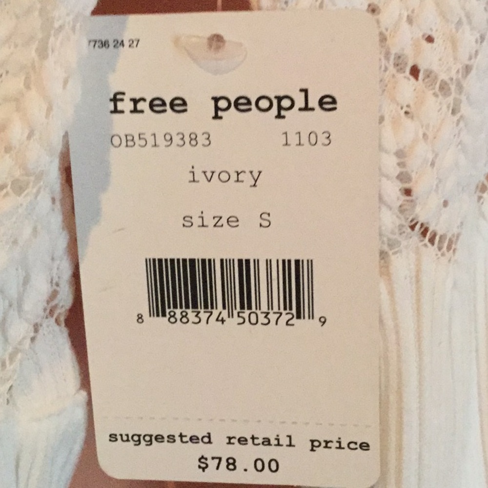 Free People knit top NWT
